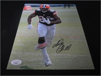 BROWNS NICK CHUBB SIGNED 8X10 PHOTO JSA COA