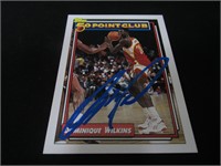 1992-93 TOPPS DOMINIQUE WILKINS AUTOGRAPH