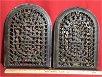 Lot of 2  Arched Top Heat Register Grates