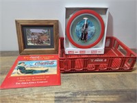 Coca Cola Clock, Calendar, and Picture