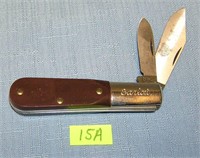 Vintage Barlow 2 bladed pocket knife