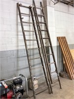 Extended Wood Ladders