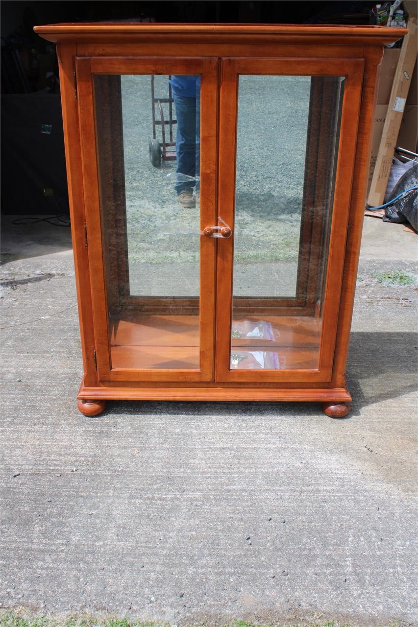 China Cabinet Glass Shelves 56"T 44.5"W 16"D