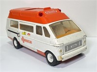 Vintage Tonka Pressed Steel Rescue Ambulance Van