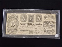 The Bank of Manchester $5