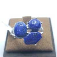 $120 Silver Lapis Ring