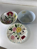 Floral dishes
