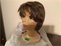 hair wig, mannequin head
