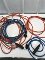 4 Assorted short cords.