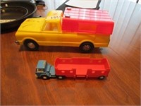 Tootsie Toy Semi Truck & Trailer - 1970