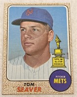 (J) 1968 Topps Tom Seaver All Star Rookie New