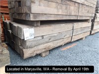 LOT, 6" X 7" X 8' RECLAIMED LUMBER (MEASUREMENTS