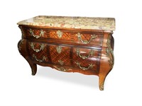Good French Louis XV Style Bombe Commode,