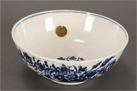 18th Century Blue and White Porcelain Bowl,