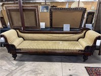 Fancy Regency Style Sofa 99"L