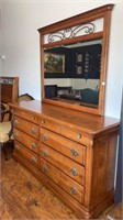 Lovely Kincaid Furniture Co. Dresser w/ Mirror (