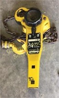 Jet 3/4 ton chain hoist.