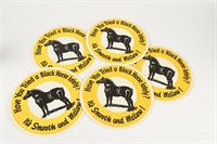 LOT "HAVE YOU TRIED  BLACK HORSE BEER" TRAY LINERS