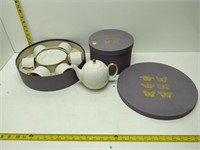 bon matin tea set (2 boxes) one has tea pot