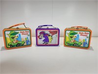 3 - Miniature Tin Lunchboxes