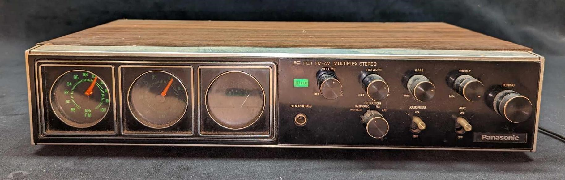 Vintage Panasonic FM AM Stereo RE-7680 Receiver Am