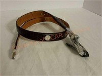 New Mens Alligator Leather Brown Belt