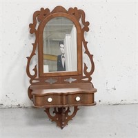 Small Mirror w/ shelf and drawer