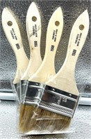 4 pure bristle 1500 paint brushes 2in