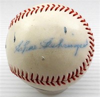 CHAS CHARLIE GEHRINGER AUTO BALL