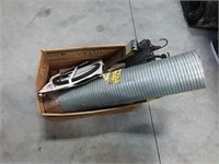 Exhaust tube with clamps, Wide Load Signs, hose