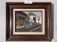 Concord Train Station, Painting