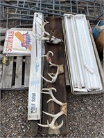 Antlers Lights Sign Pole Saw