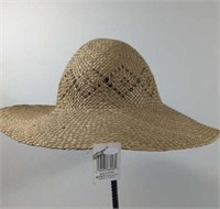 Wang's Straw Sun Hat with Tag