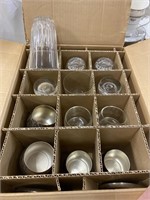 Box of miscellaneous cups and glasses