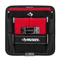 Husky 7 in. 3-Pocket Clip on Tool Belt Pouch
