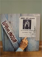 Autographed Jerry Jeff Walker Viva Terlingua album