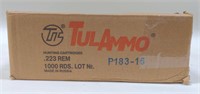 1000 Rounds TulAmmo .223 Rem In Sealed Case