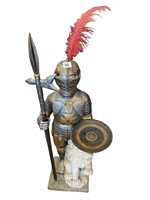 40" KNIGHT "BUTLER" WITH SERVING TRAY