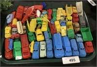 Large Lot Of Vintage Renwal Plastic Vehicles.