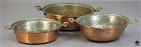 Set of Copper Bowls