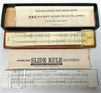 K&E Pocket Slide Rule, #4098A in box - 6.75" x 1.7