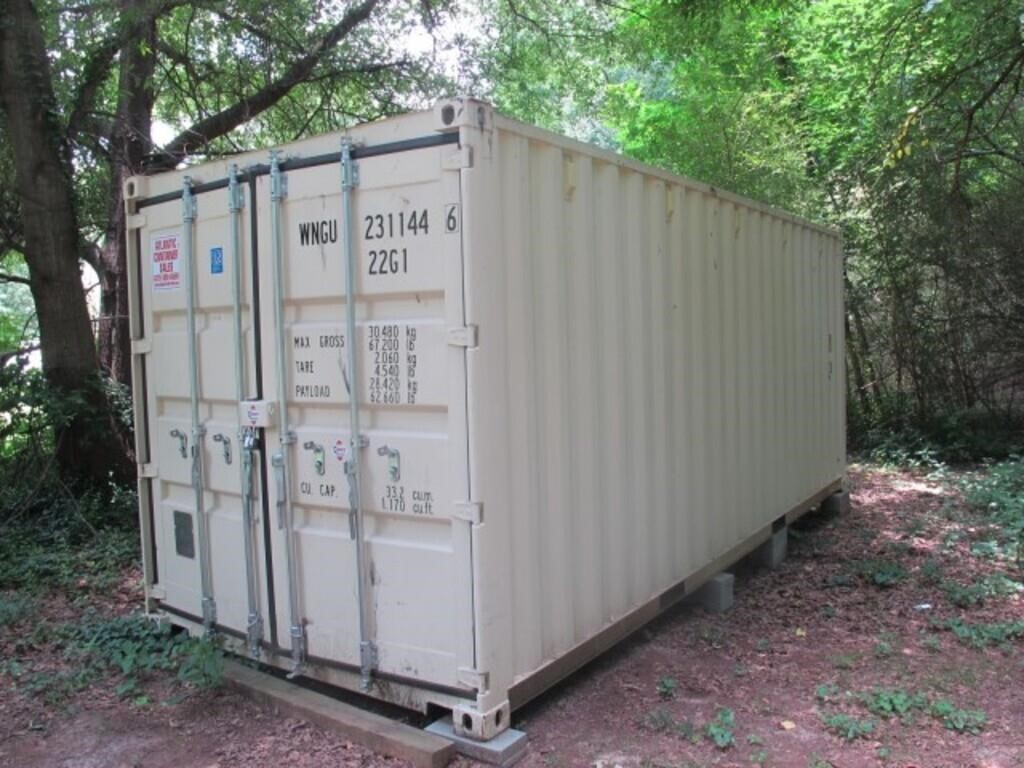 20 FOOT 2023 STORAGE CONTAINER, MINT PURCHED NEW