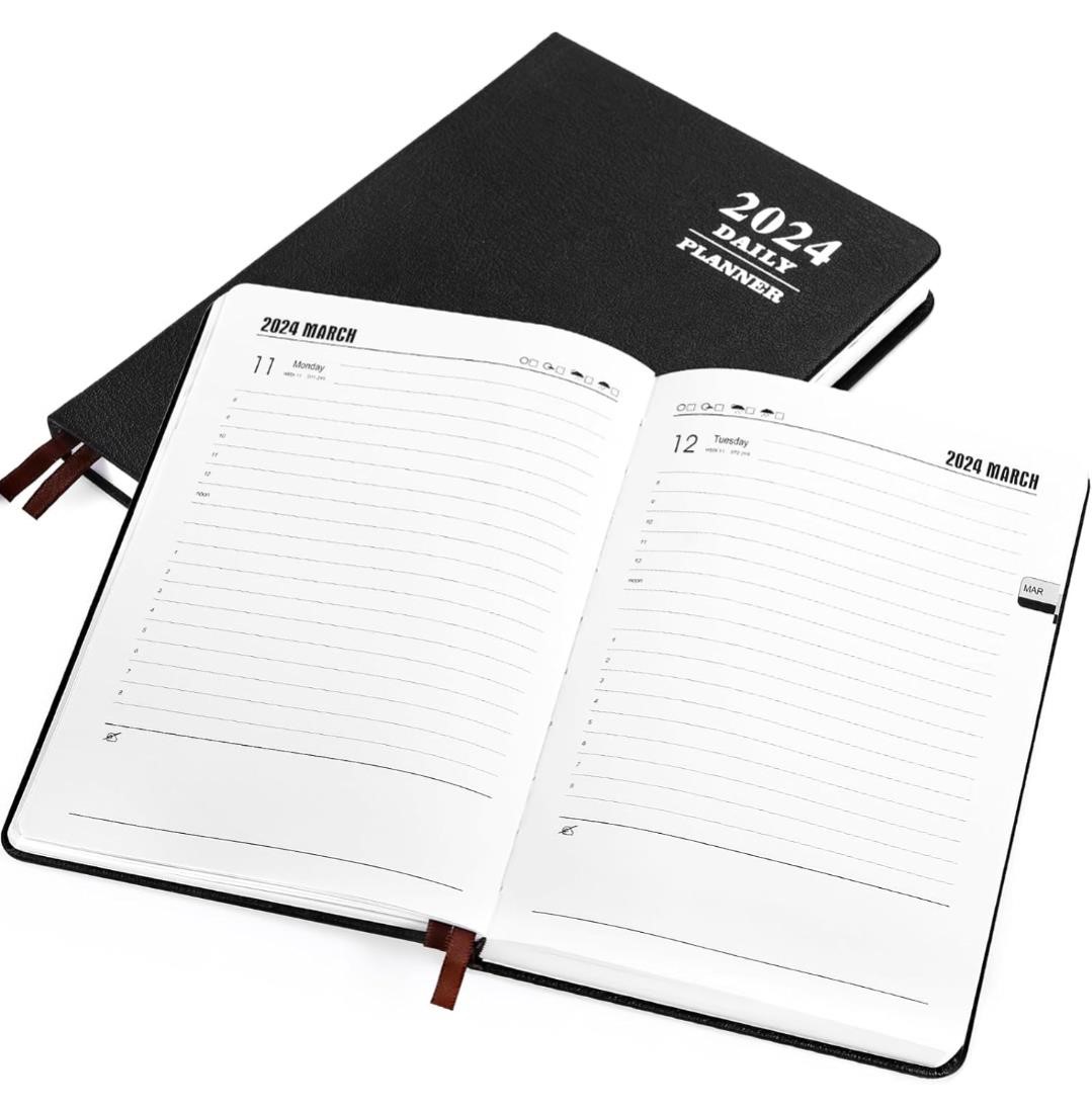 Kesote 2024 Planner Faux Leather Daily Weekly