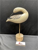 Wooden bird decor