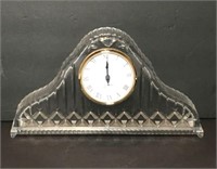 Gorham Crystal Desk Clock