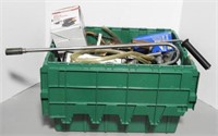 Lot #973 - Tote of Tools to include: Orbital