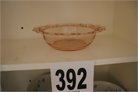 Pink Depression Glass Bowl (Rm 9)