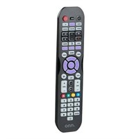 onn. Universal 6-Device Remote  Black  Compatible