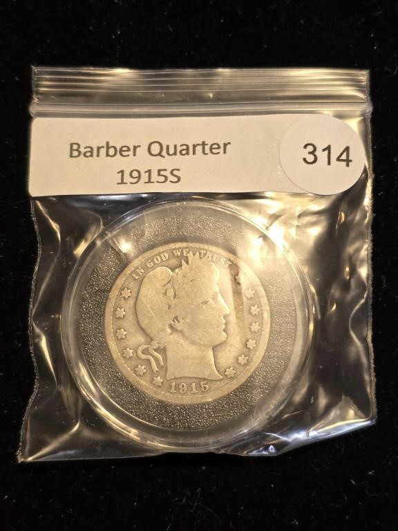 1915S Barber Quarter