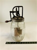 Dazey Glass Barrel Butter Churn